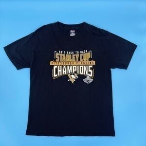 NHL Stanley Cup Pittsburgh Penguins Champions Graphic T-Shirt